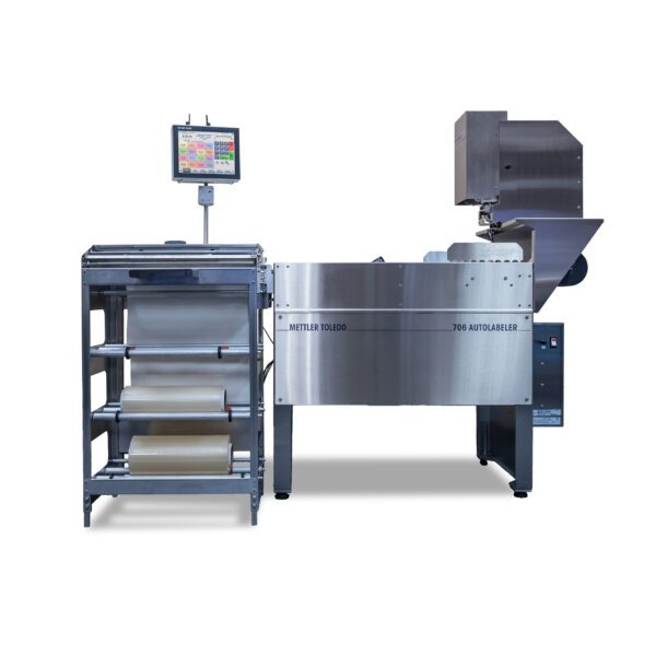 A 750 Semi-Automatic Wrapper that is used to make rolls of paper.