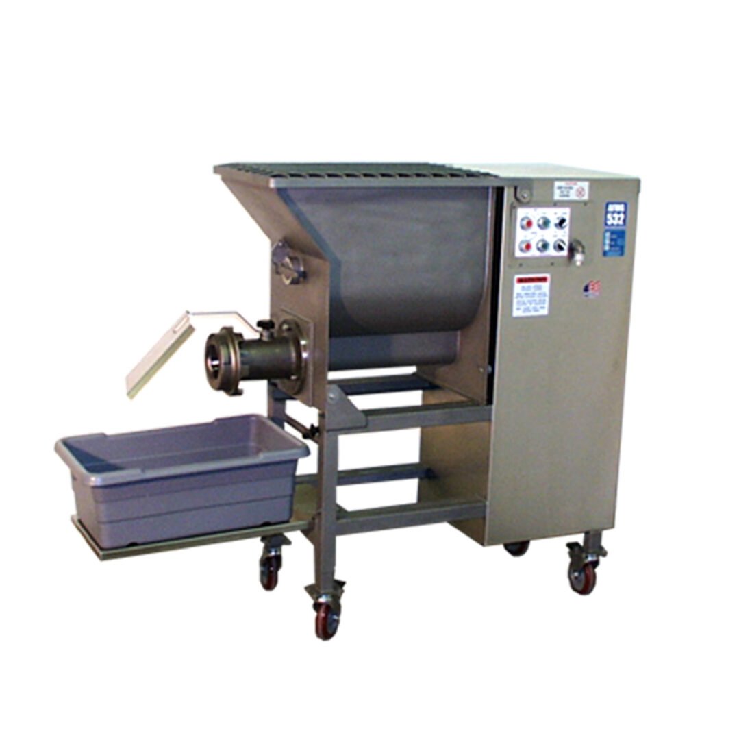 A AFMG 532 Mixer/Grinder with a tray and a bowl.