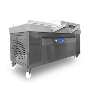 A Promarks DC-650 machine that is used to vacuum seal food.